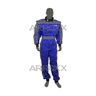 Arroxx Kart Katoenen Pak - Blauw - Grijs