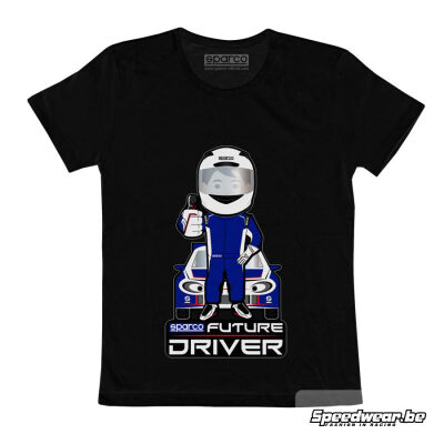 Sparco kids future driver t-shirt zwart