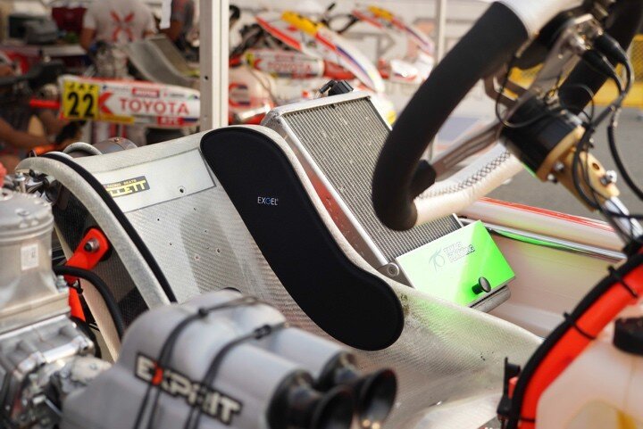 Exgel seat pad 17 voor kartstoel L-type