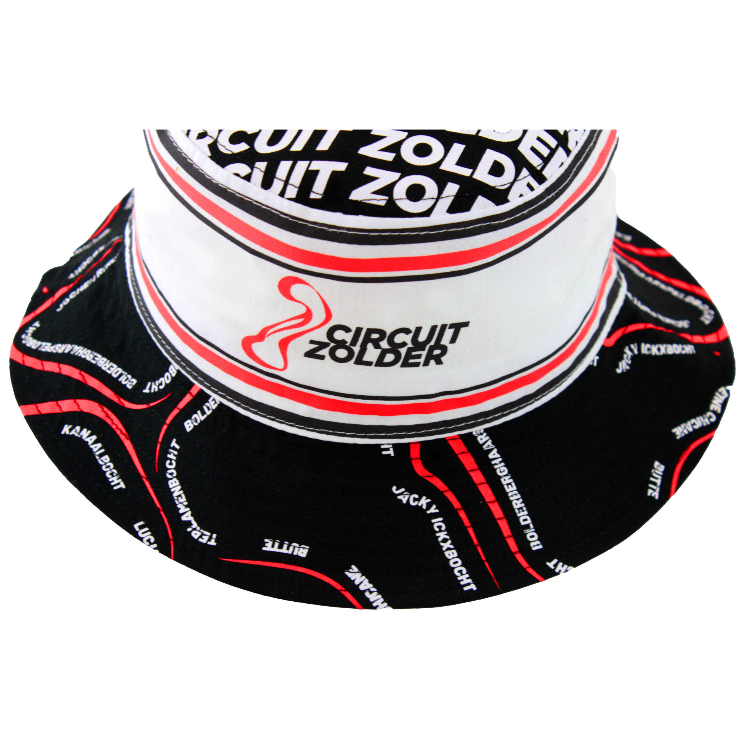 Bucket bovenaan hat