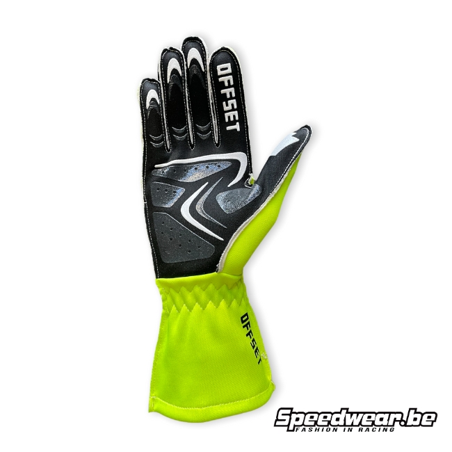 OFFSET Kartinghandschoen RACER Zwart - Afbeelding 2