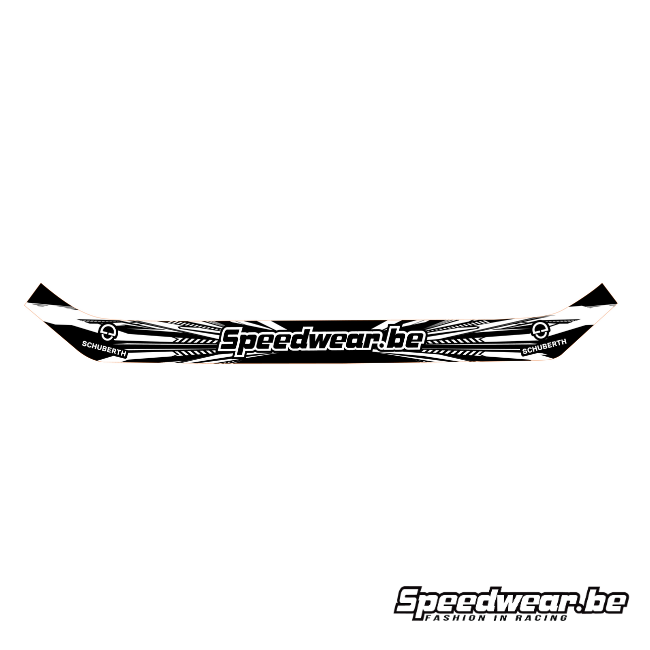 Viziersticker Speedwear x SCHUBERTH