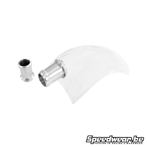Schuberth Flat Forced air scoop clear - Large Connector 31mm