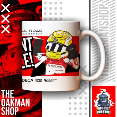 Ean Eyckmans Cartoon Racer Mug
