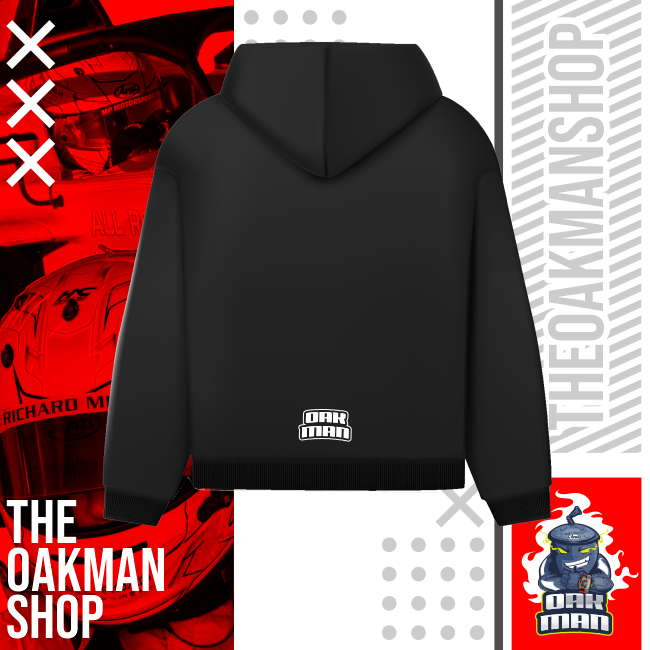 Oakman CARTOON Hoodie Zwart