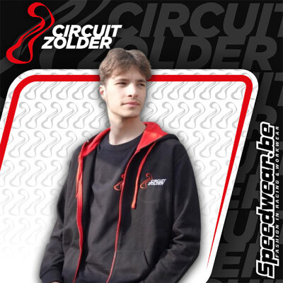 Circuit Zolder hoodie met rits en kap