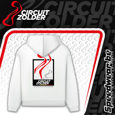 Circuit Zolder Hoodie LAYOUT WHITE