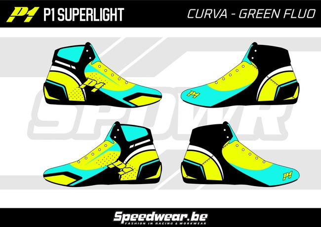 P1 CustomDesign Schoen CURVA Groen