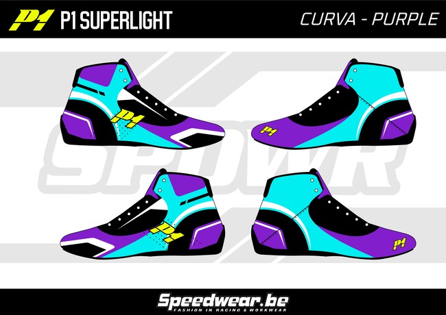 P1 CustomDesign Schoen CURVA Paars