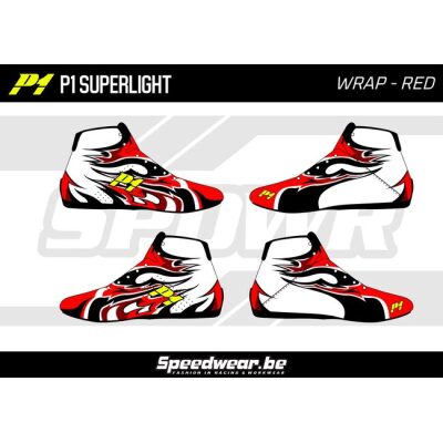 P1 CustomDesign Schoen WRAP Rood