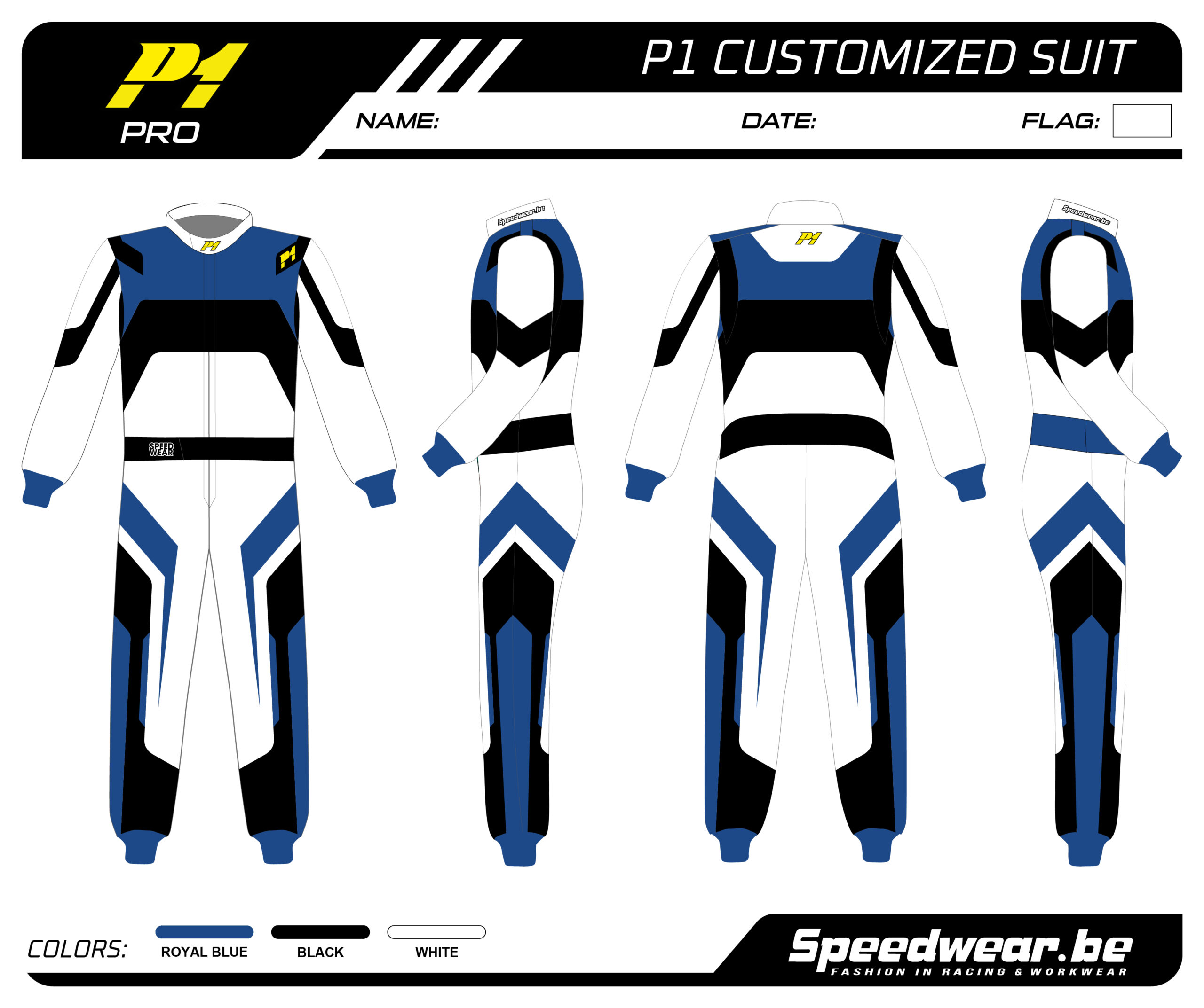 P1 FIA Race overall - Volledig op maat PATROON PRO 10