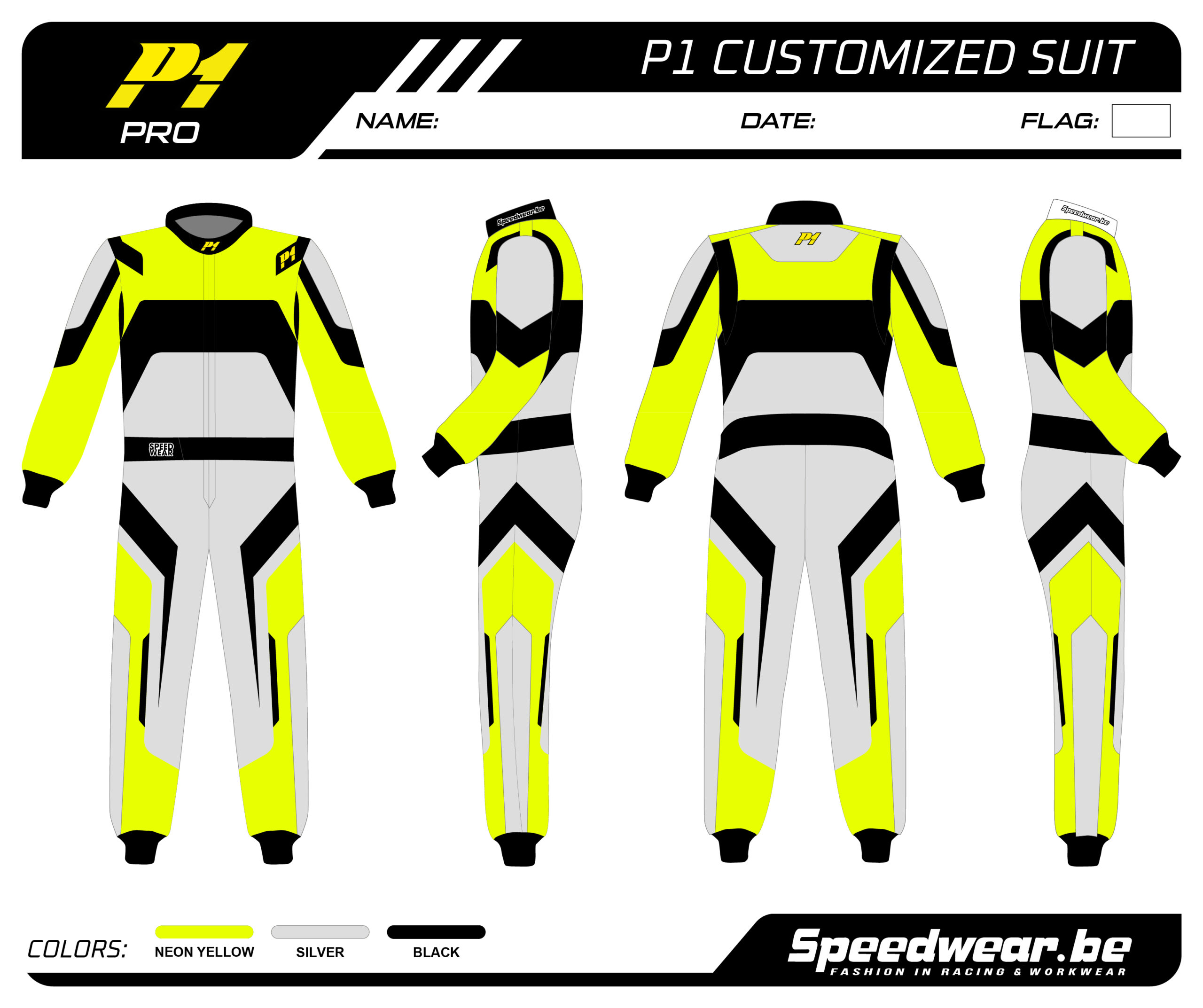 P1 FIA Race overall - Volledig op maat PATROON PRO 10