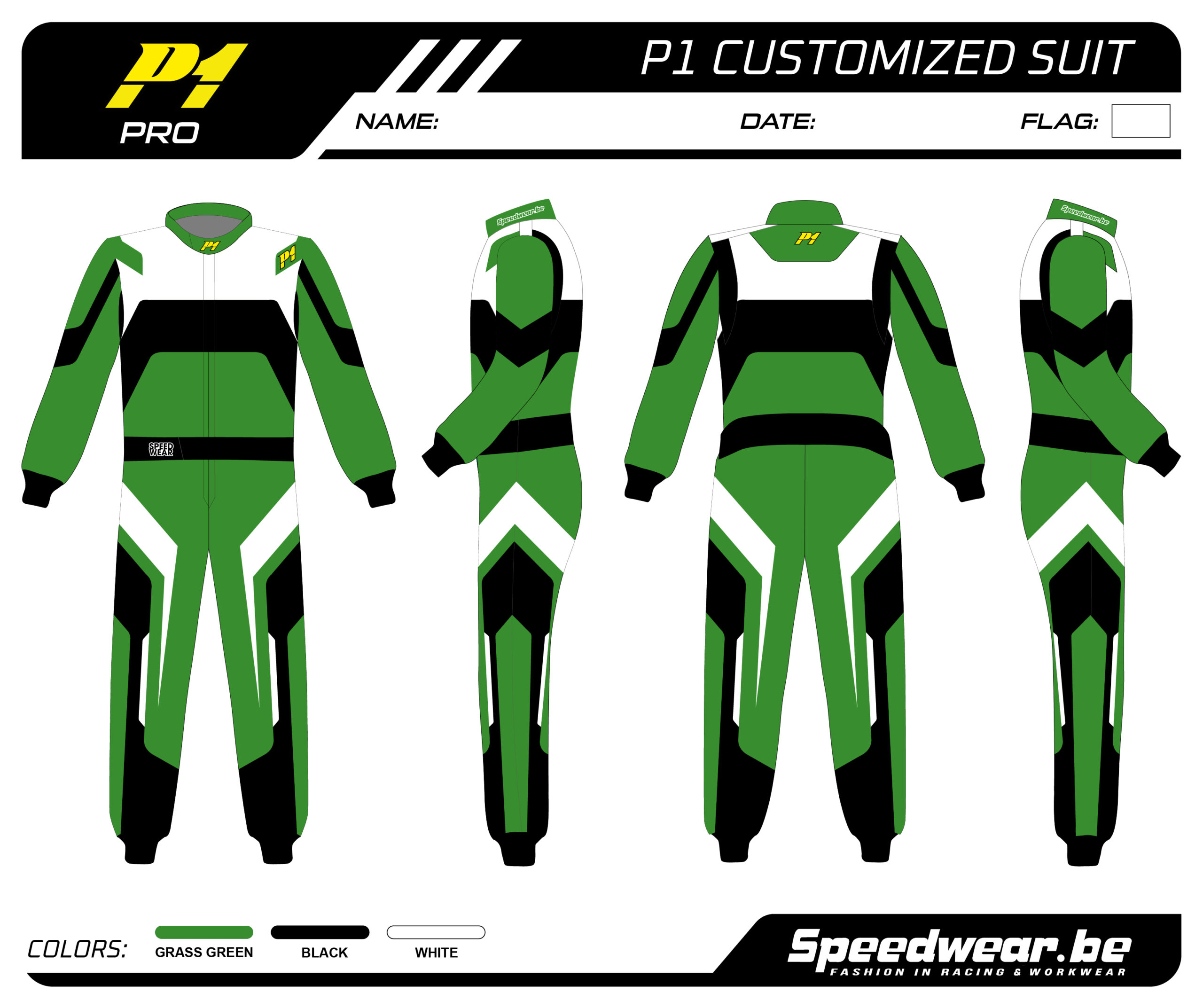 P1 FIA Race overall - Volledig op maat PATROON PRO 10