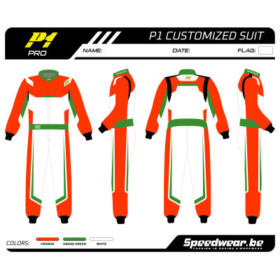 Racepak autosport van P1 – Volledig op maat PATROON 11